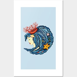 Mermaid Posters and Art